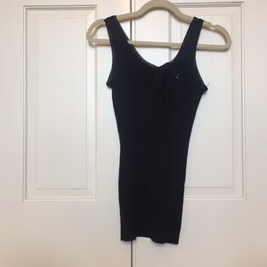 Ladies black tank top